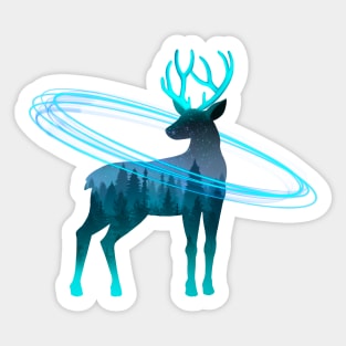 Deer nature #3 Sticker